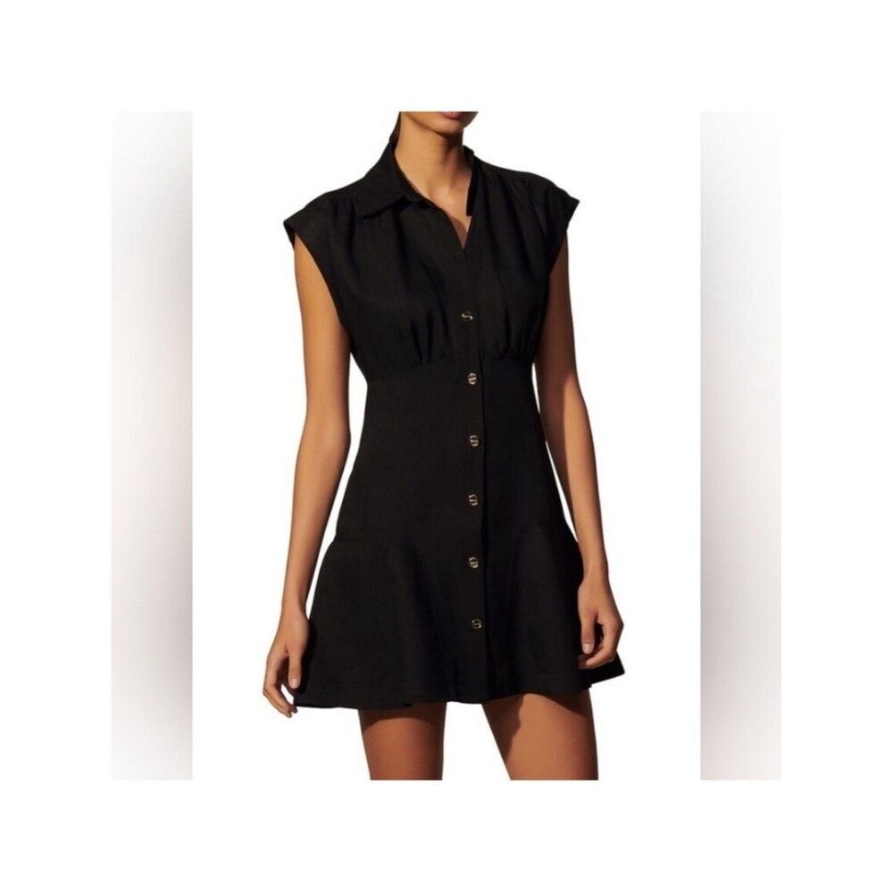 Sandro Paris Josephine linen Mini Dress medium